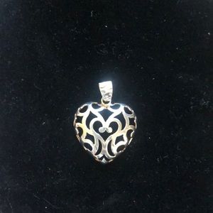 Milor Sterling Silver Heart Pendant